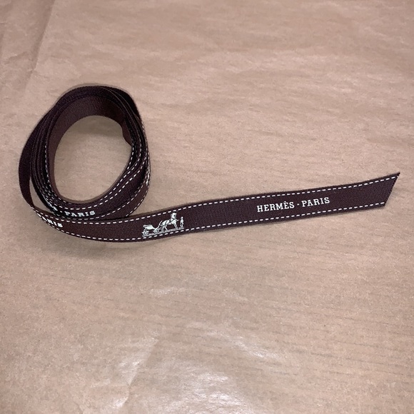 HERMES❤️ Tie Box, Ribbon, & Tie Gift Bag - Picture 3 of 9